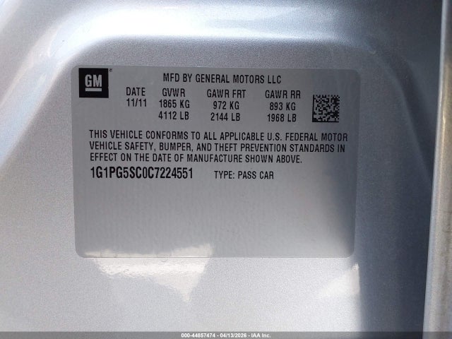Chevrolet Cruze 2lt