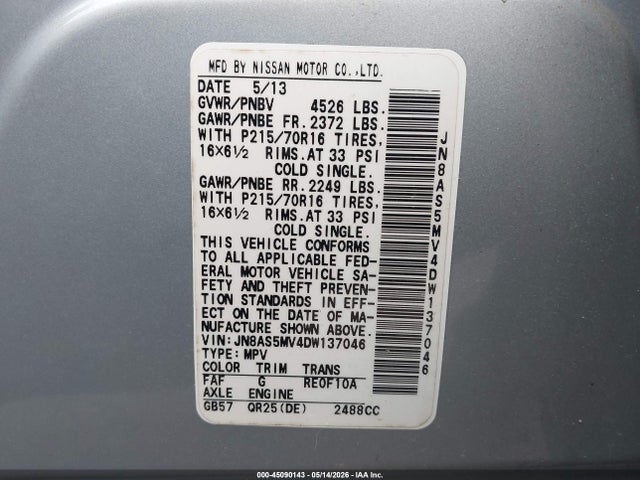 Nissan Rogue S