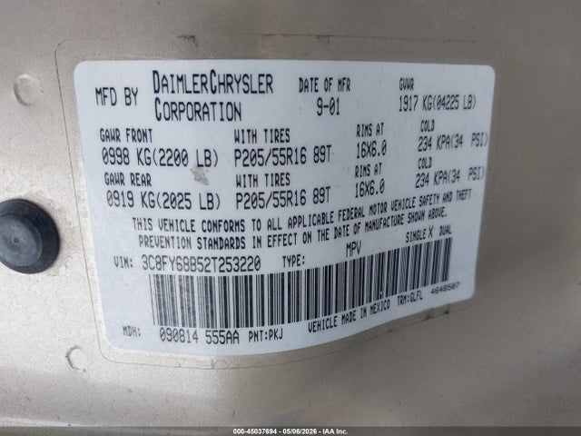 Chrysler PT Cruiser Limited
