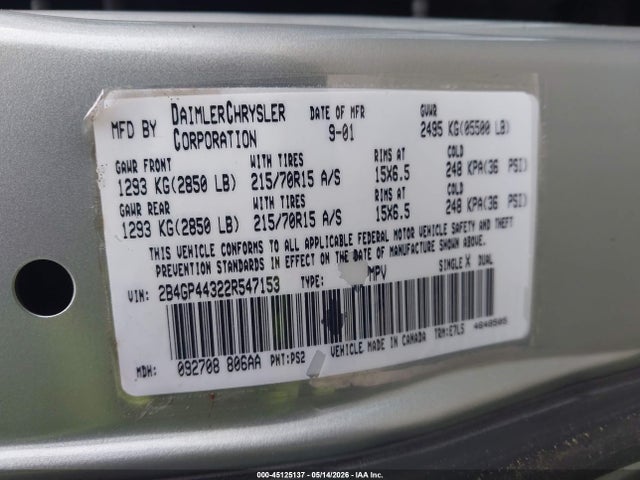 Dodge Grand Caravan Sport