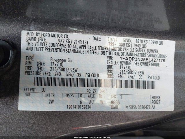Ford Focus Titanium