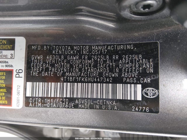 Toyota Camry Le