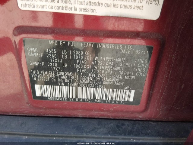 Subaru Outback 2.5i Premium