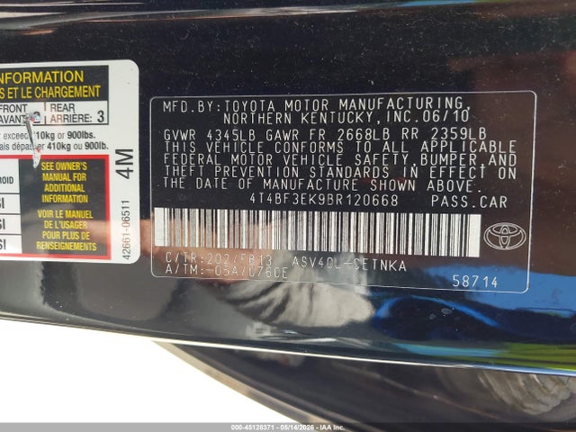 Toyota Camry Le