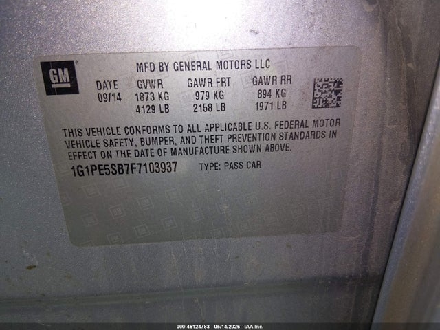 Chevrolet Cruze 2lt Auto