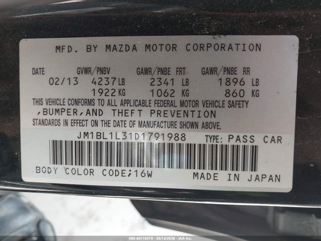 Mazda Mazdaspeed3 Touring