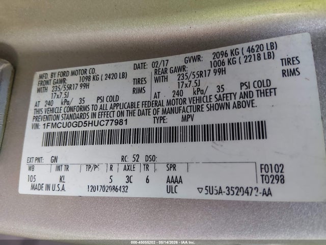 Ford Escape Se