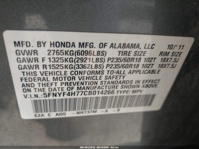 Honda Pilot Ex-l