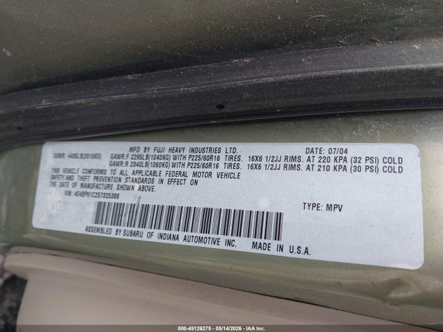Subaru Outback 2.5i