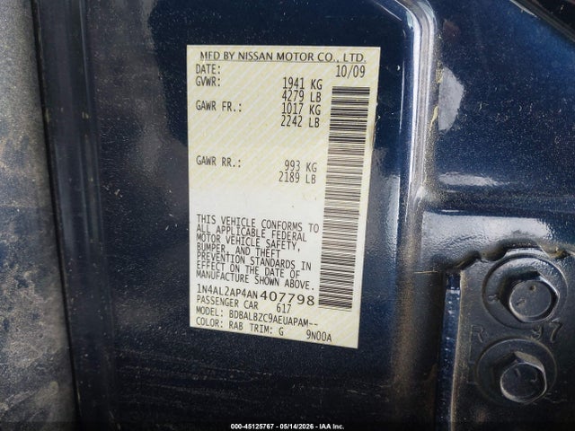 Nissan Altima 2.5 S