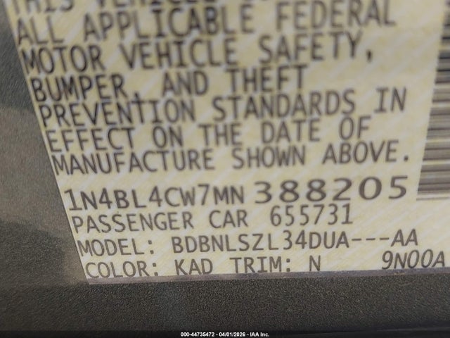 Nissan Altima Sr Intelligent Awd