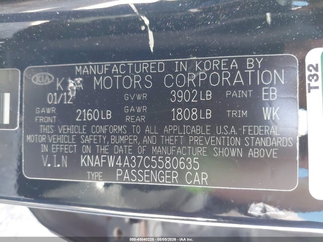Kia Forte Sx