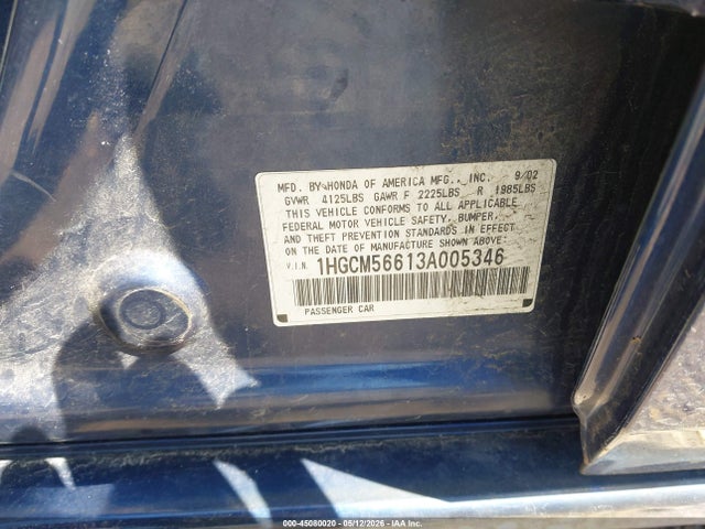 Honda Accord 2.4 Ex