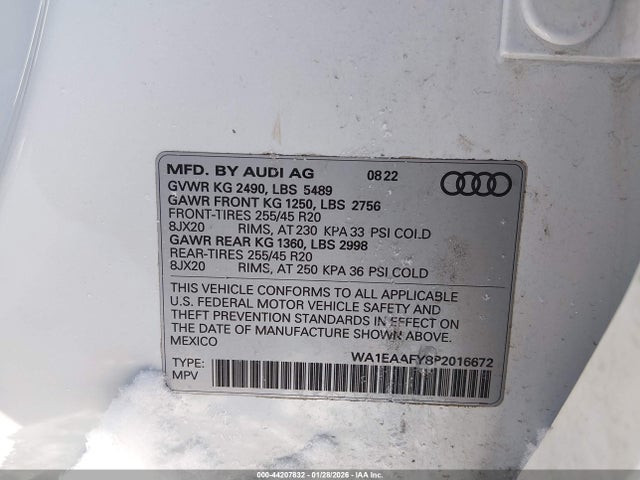 Audi Q5 Premium Plus 45 Tfsi S Line Quattro
