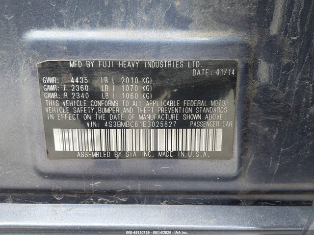 Subaru Legacy 2.5i Premium
