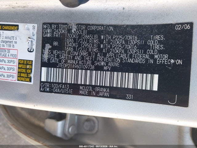 Toyota Highlander V6