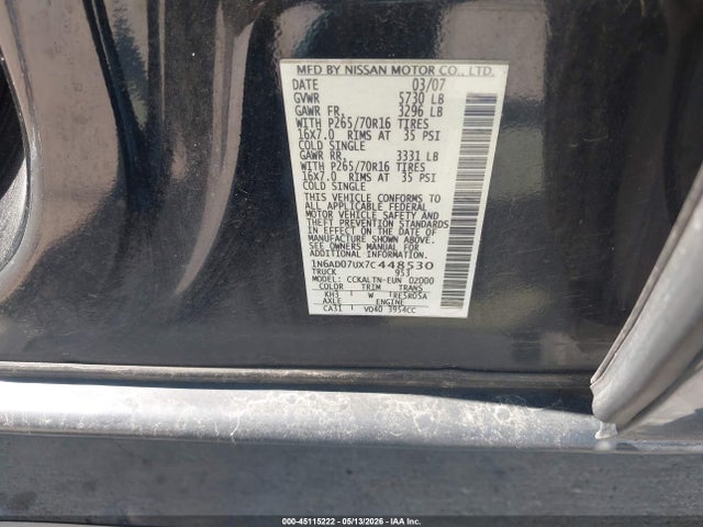 Nissan Frontier Se