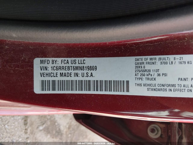 Ram 1500 Lone Star  4x2 6'4 Box