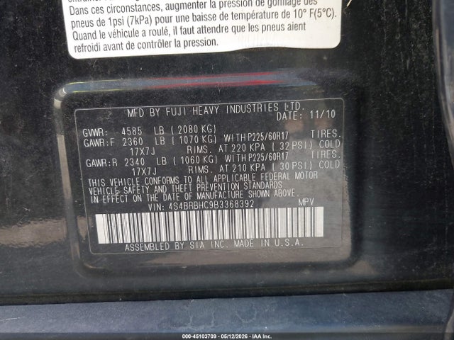 Subaru Outback 2.5i Premium