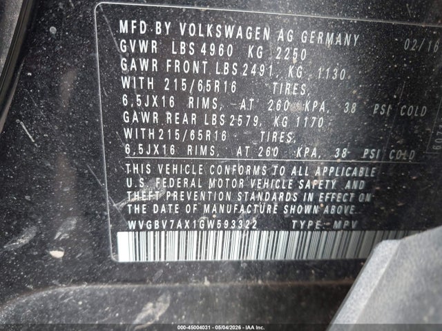 Volkswagen Tiguan S