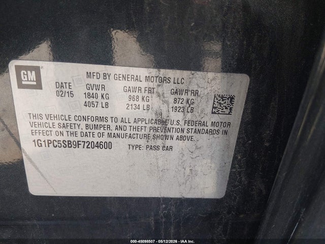 Chevrolet Cruze 1lt Auto