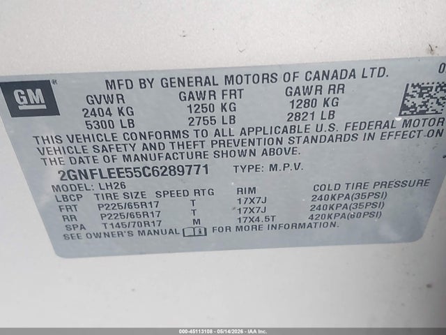 Chevrolet Equinox 1lt
