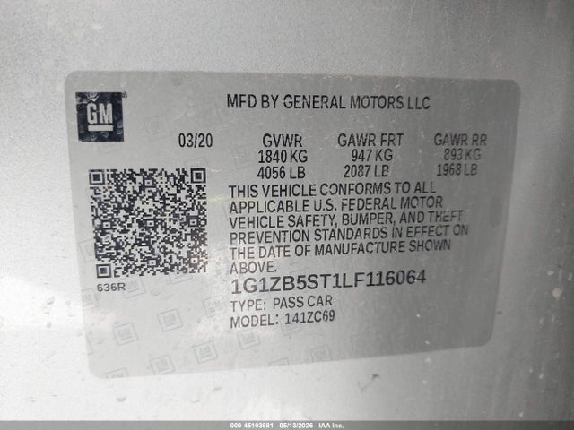 Chevrolet Malibu Fwd Ls