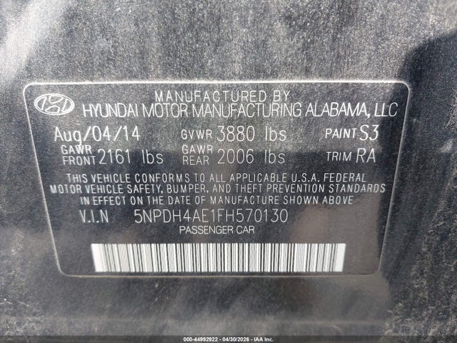 Hyundai ELANTRA Se