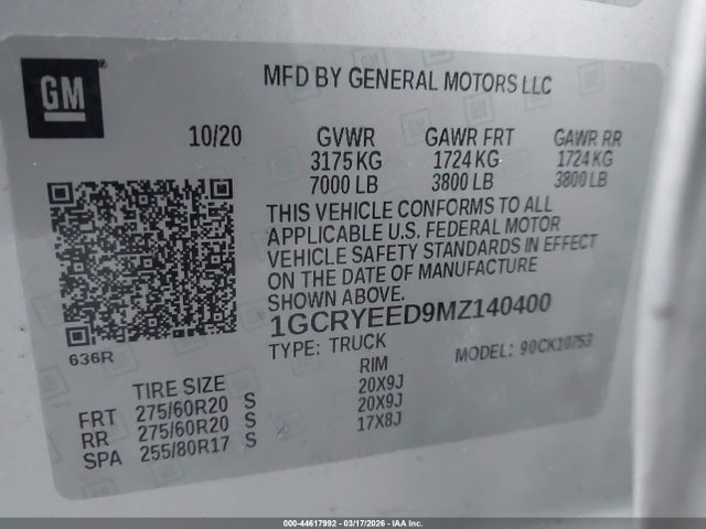 Chevrolet Silverado 1500 4wd  Standard Bed Rst
