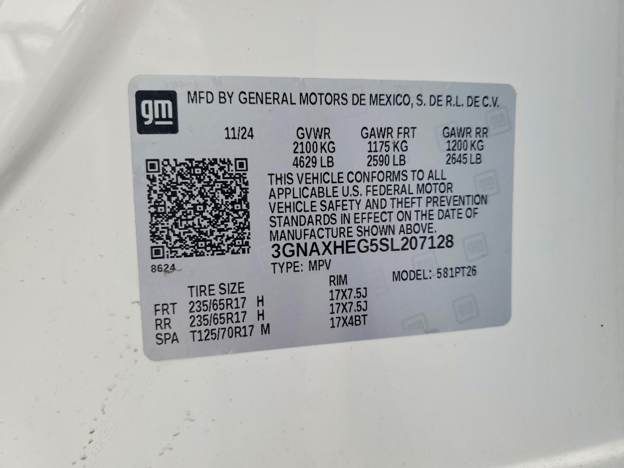 Chevrolet Equinox Lt