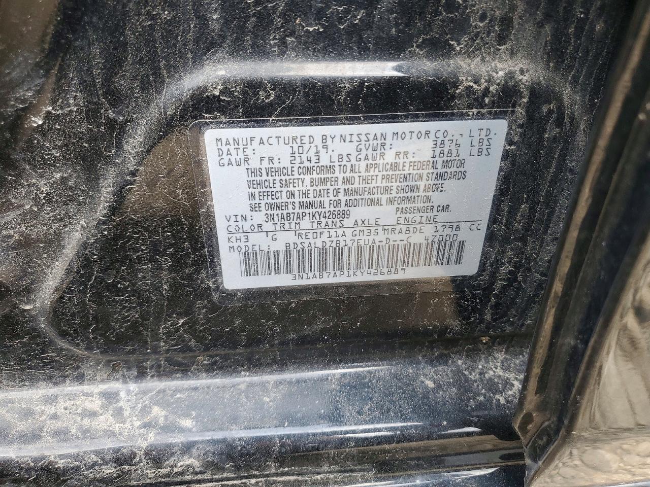 Nissan Sentra Sv