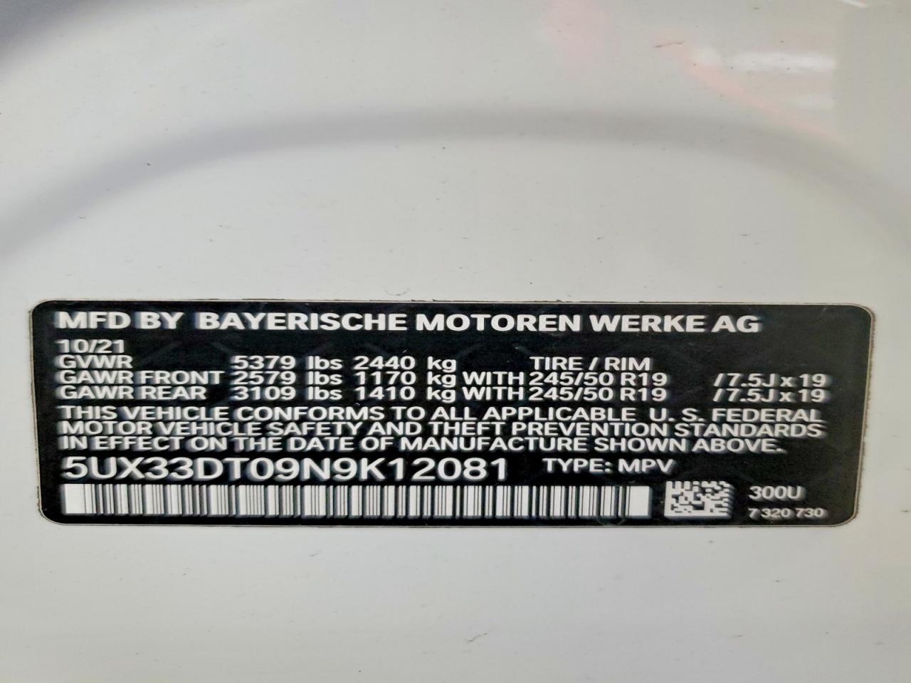 BMW X Series Xdrive30i