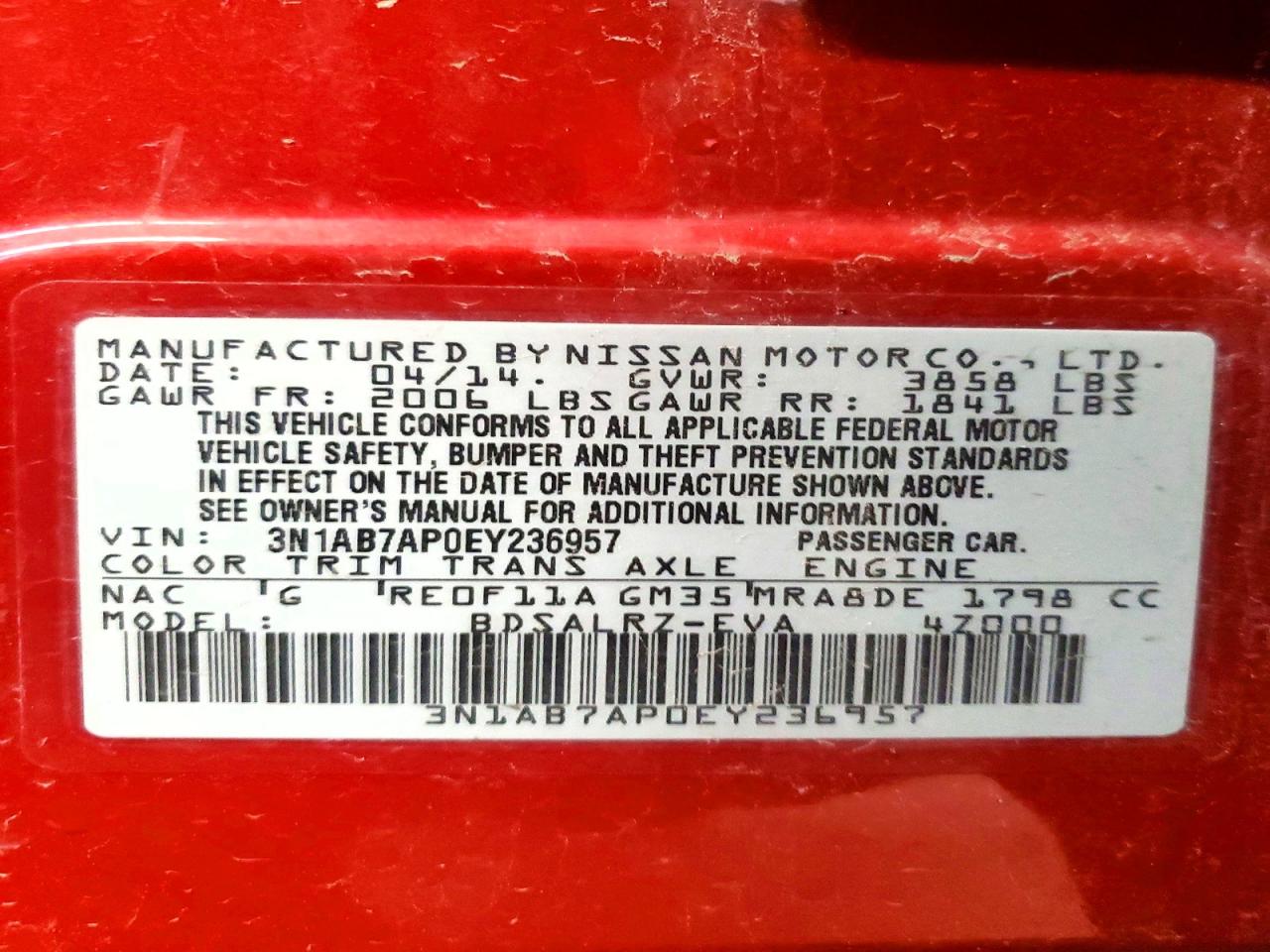 Nissan Sentra Sr