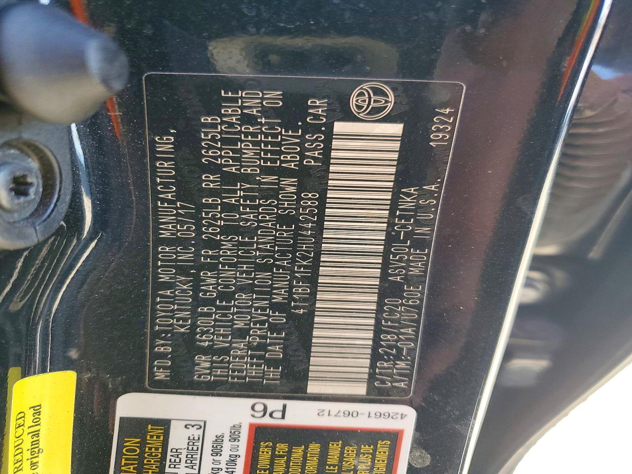 Toyota Camry Le
