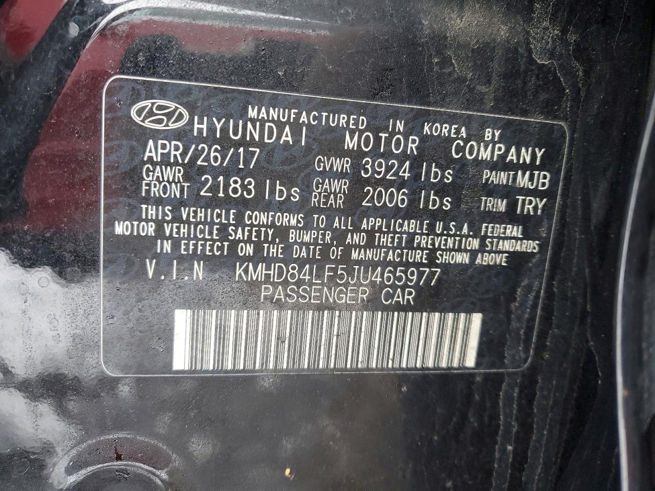 Hyundai ELANTRA Sel