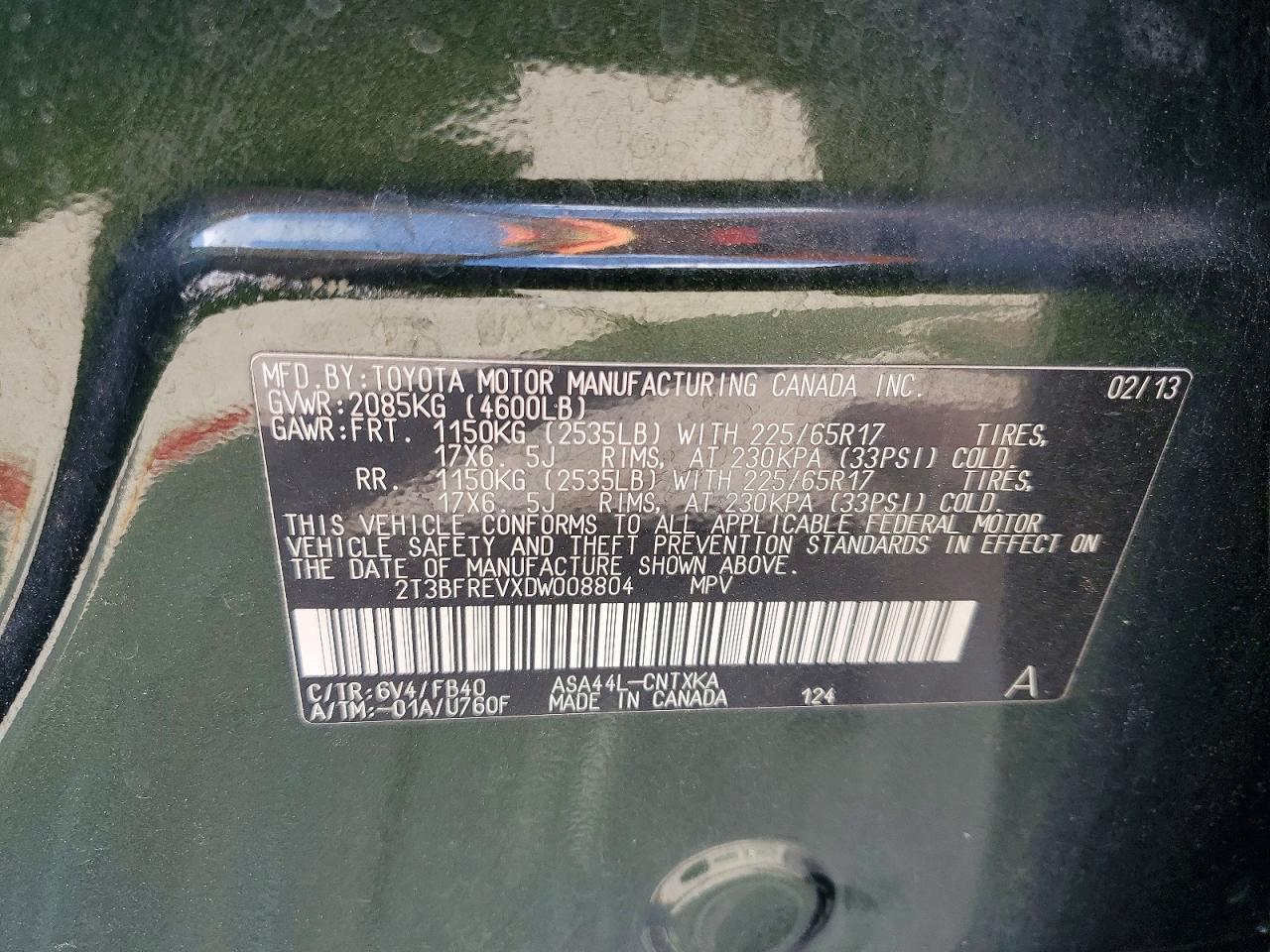 Toyota RAV4 Le