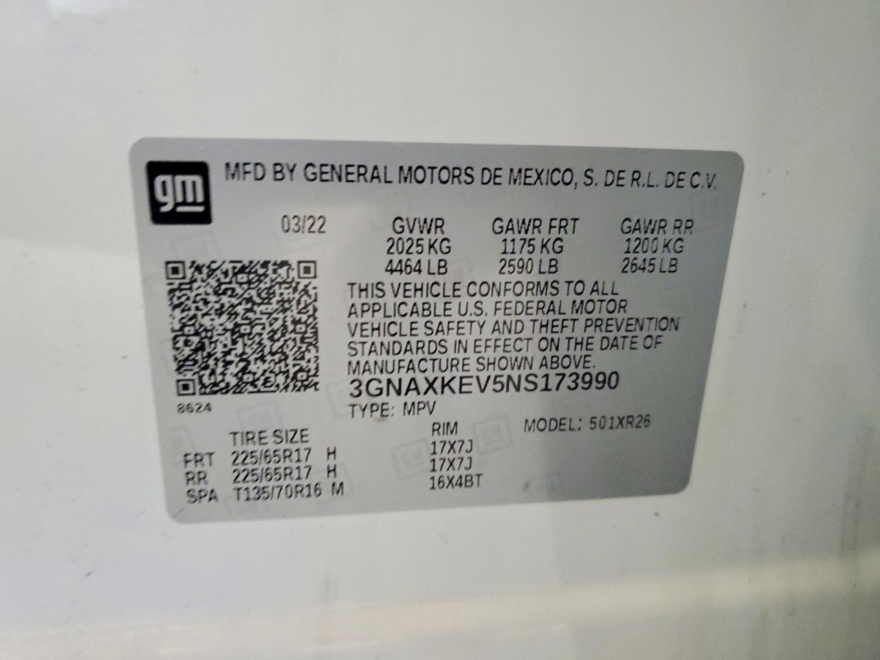 Chevrolet Equinox Lt