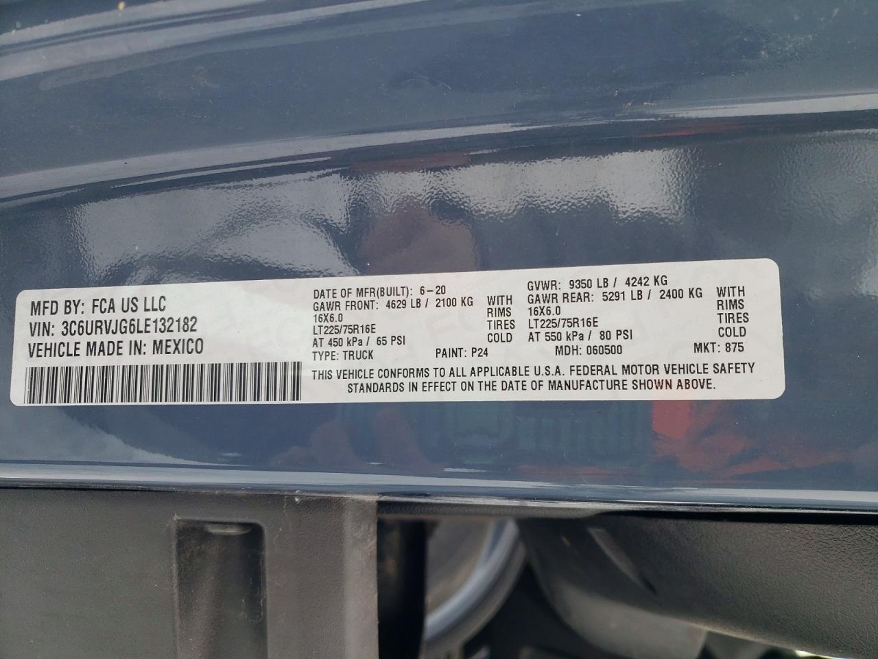 Ram Promaster 1500 High