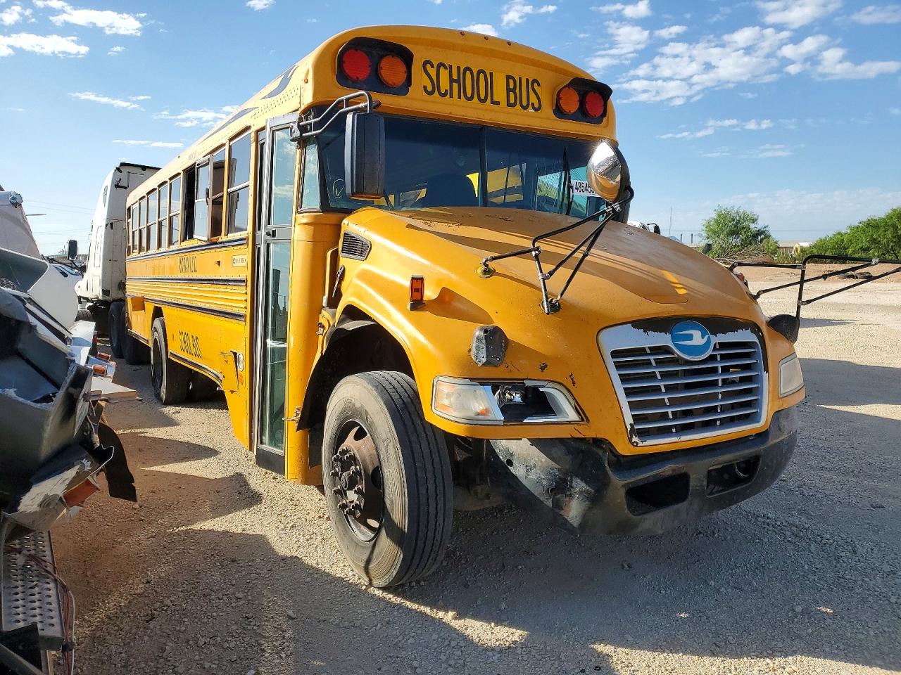 Salvage Blubird School Bus Transit Bus Image