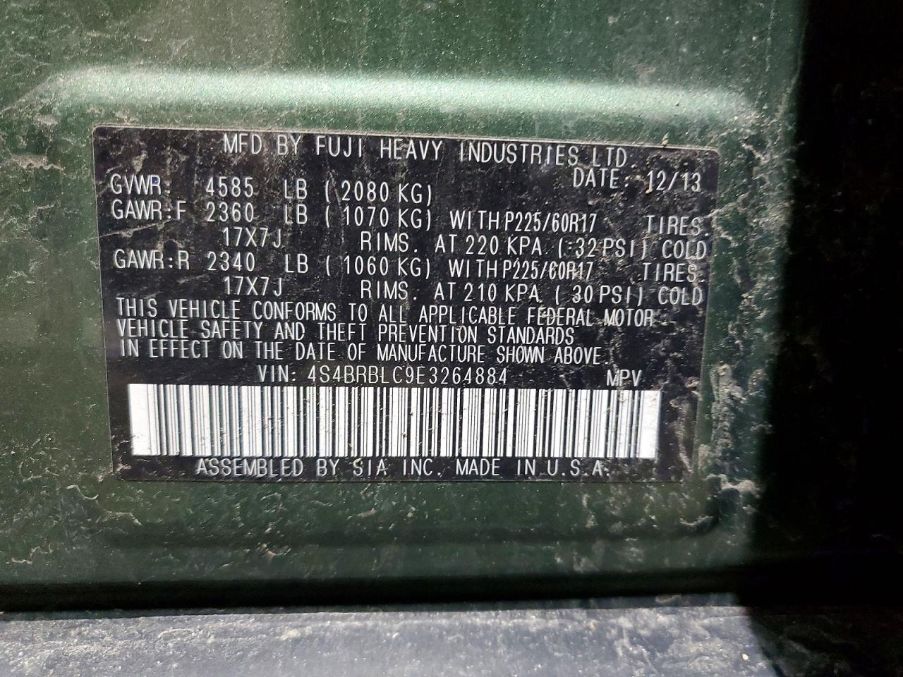 Subaru Outback 2.5i Limited