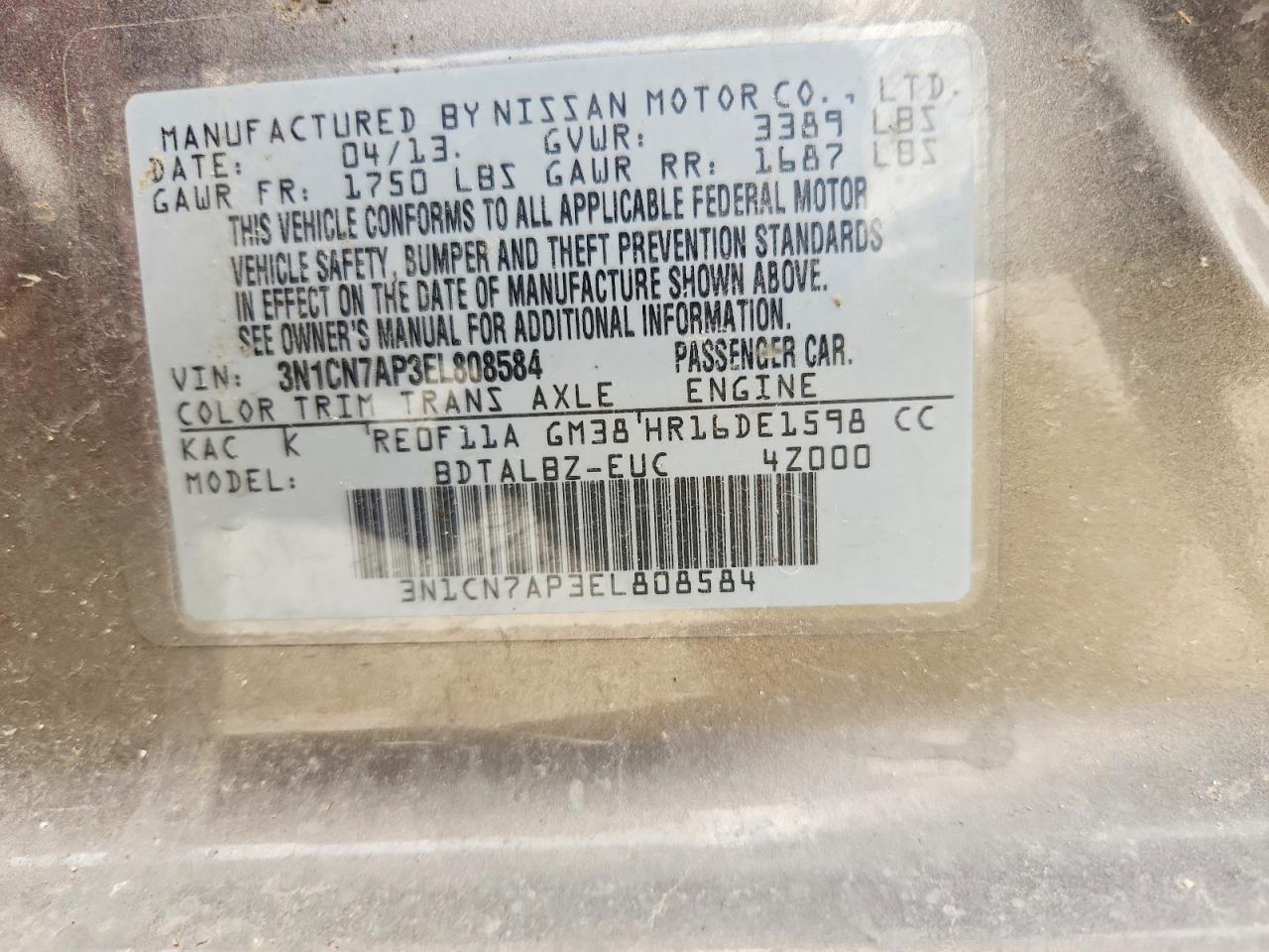 Nissan Versa 1.6 Sv