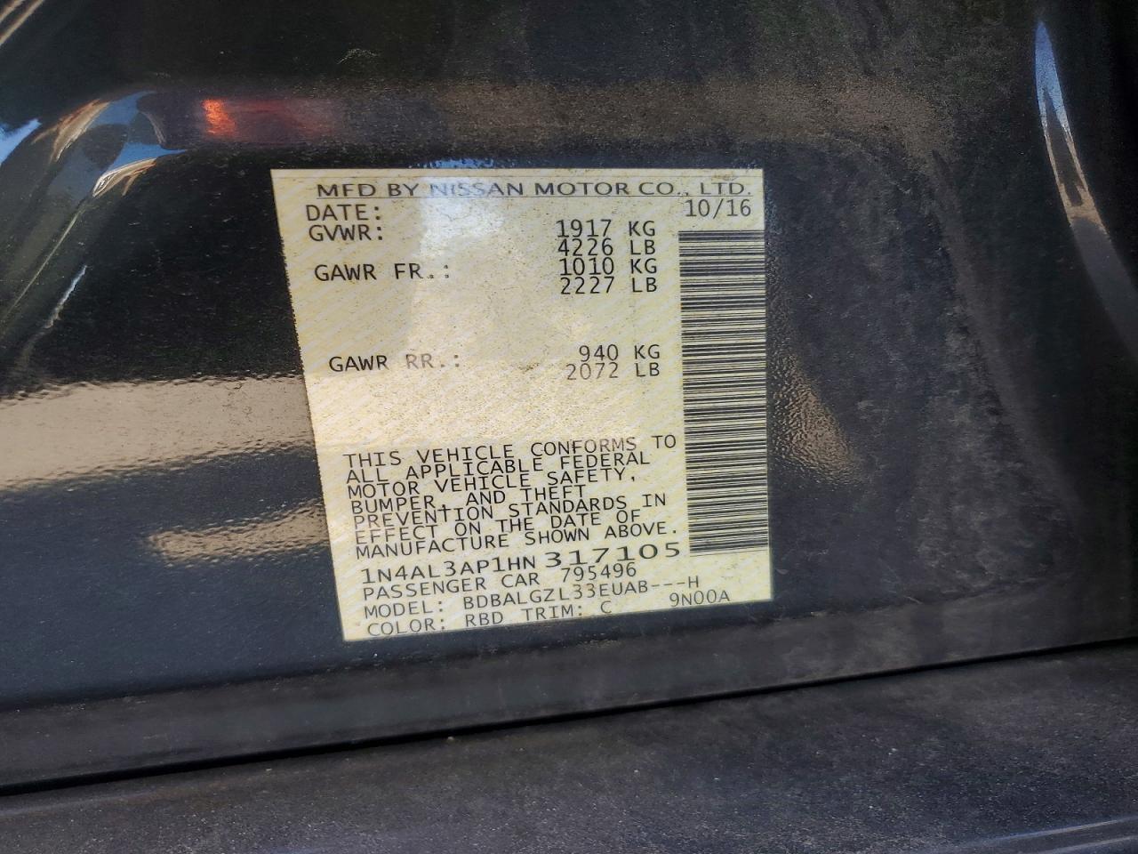 Nissan Altima 2.5 S