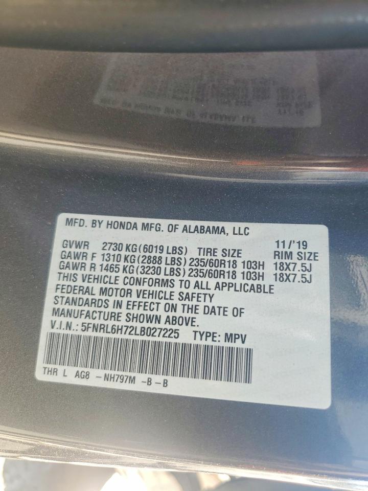Honda Odyssey Exl