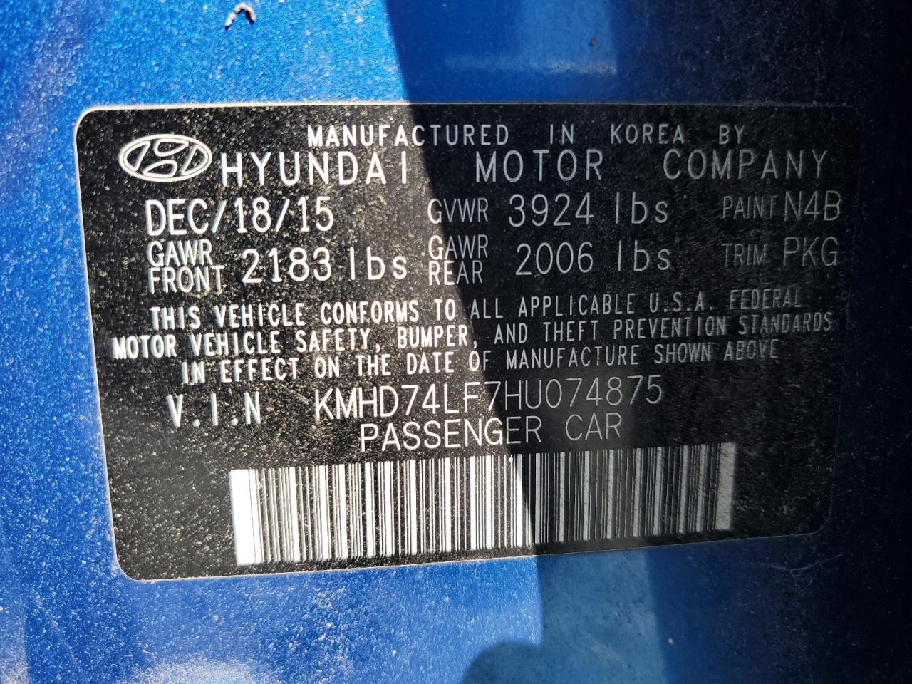Hyundai ELANTRA Se
