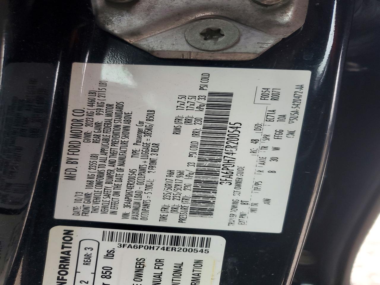 Ford Fusion Se