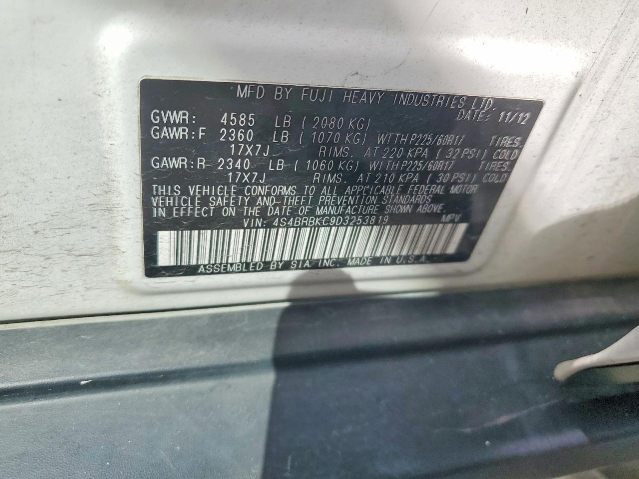 Subaru Outback 2.5i Limited