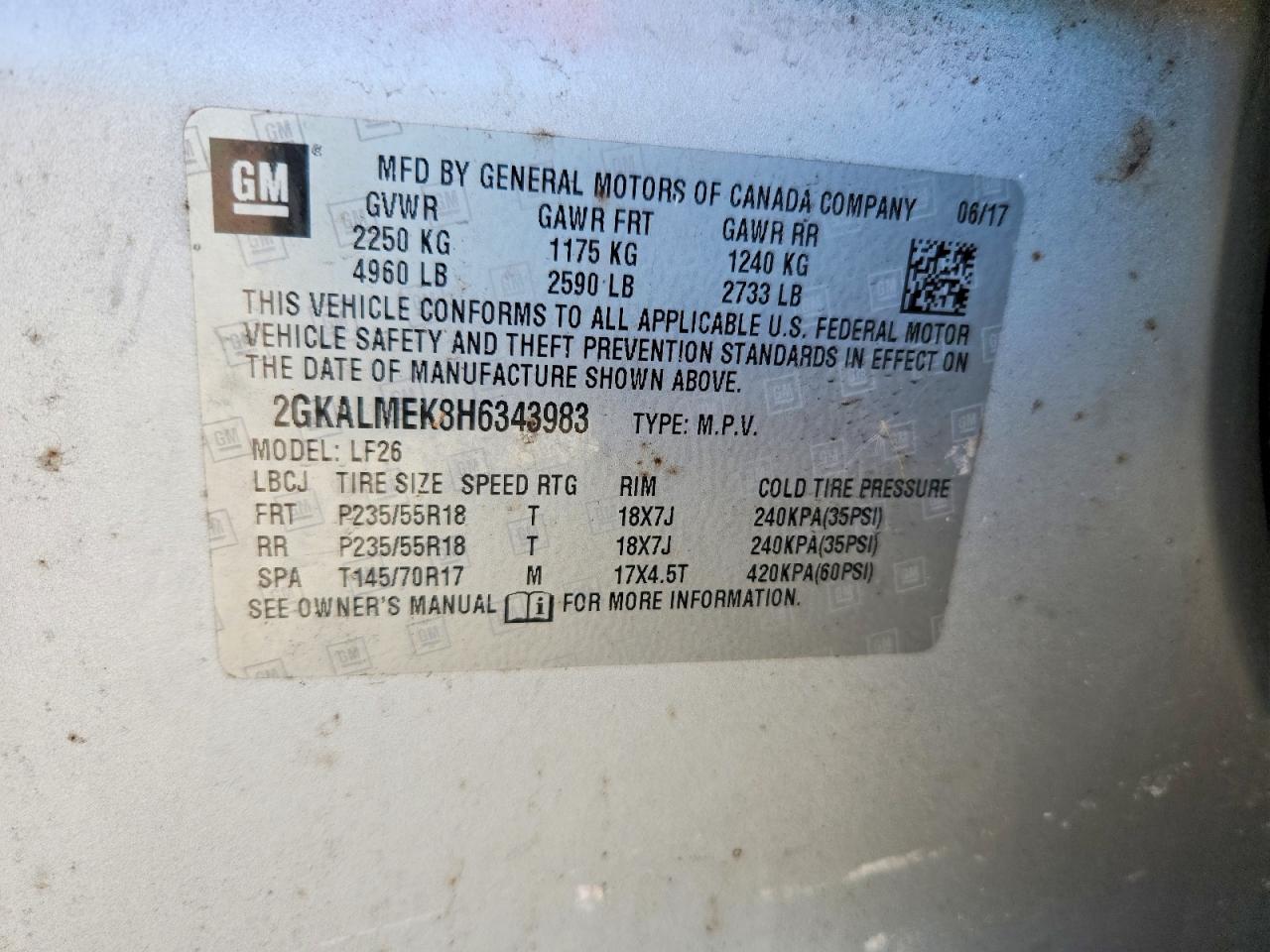 GMC Terrain Sle