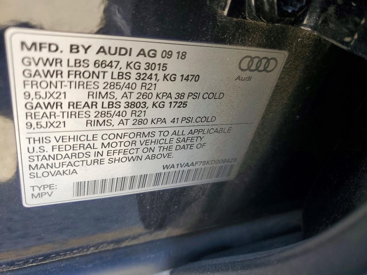 Audi Q7 Prestige