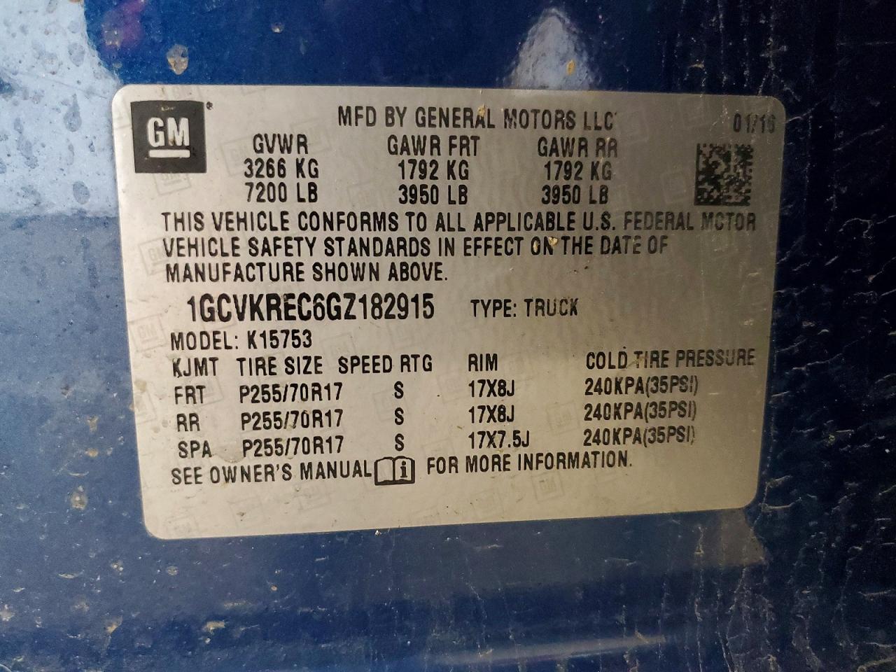 Chevrolet Silverado K1500 Lt