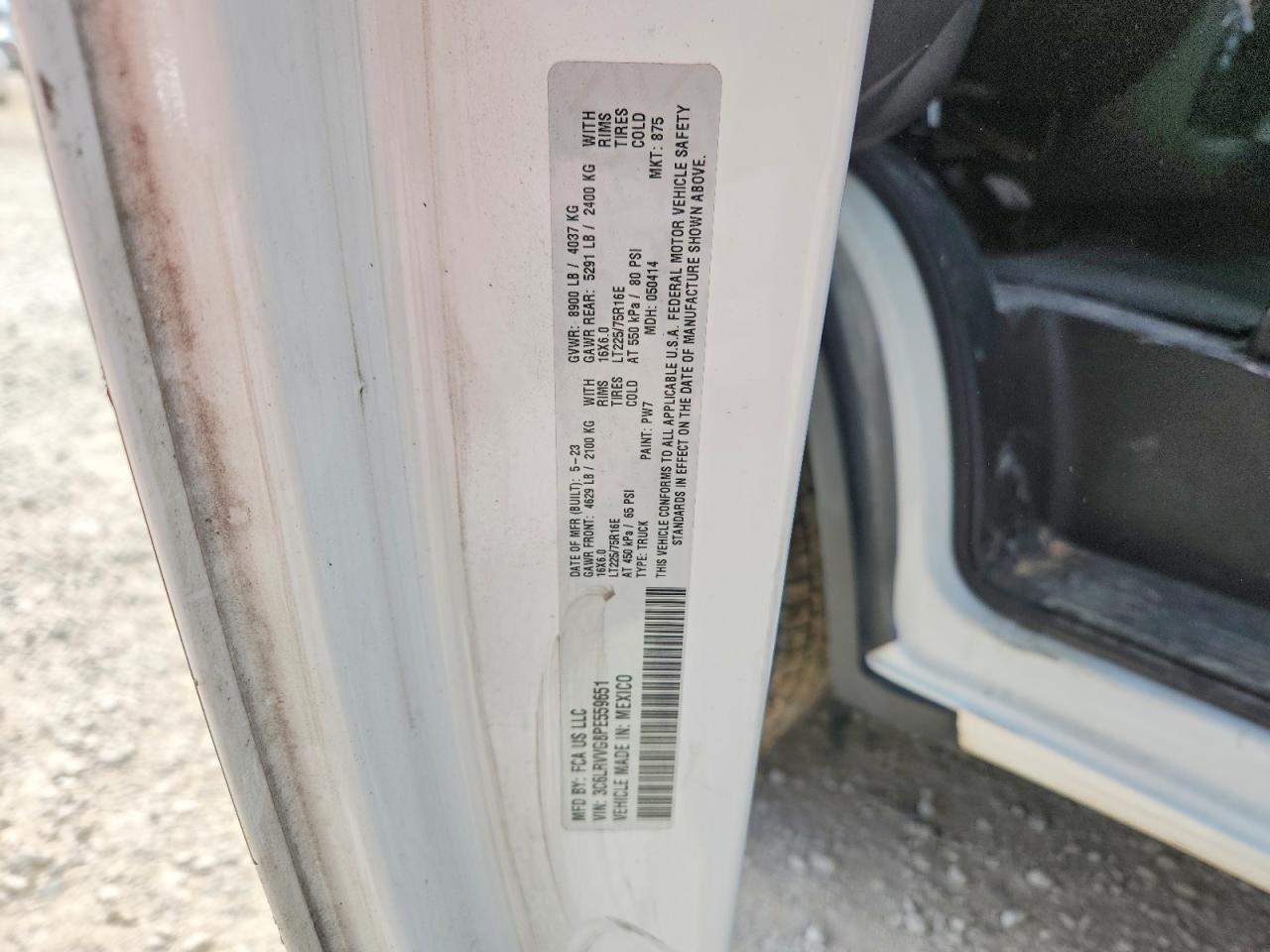 Ram Promaster 2500 Standard